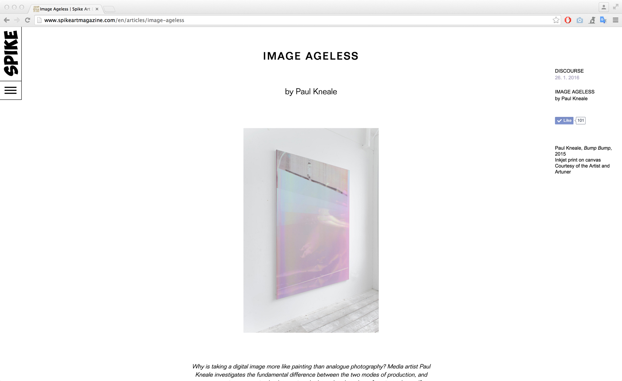 Paul_Kneale_Image_Ageless_Spike_Art_Quarterly_Magazine